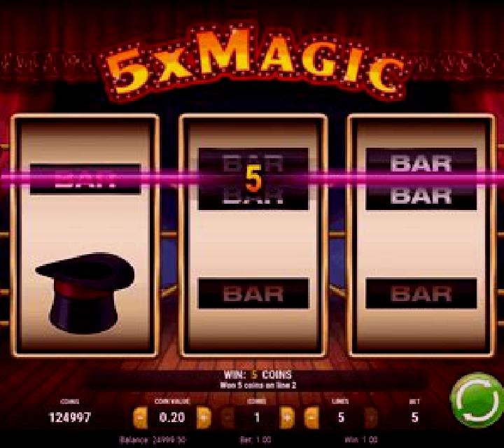 5x Magic online slot