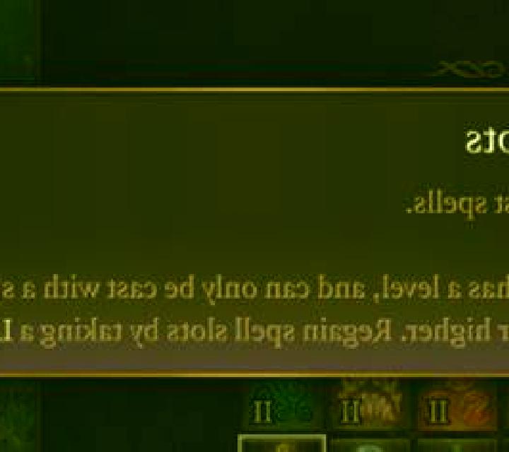 Mountain Spell slot