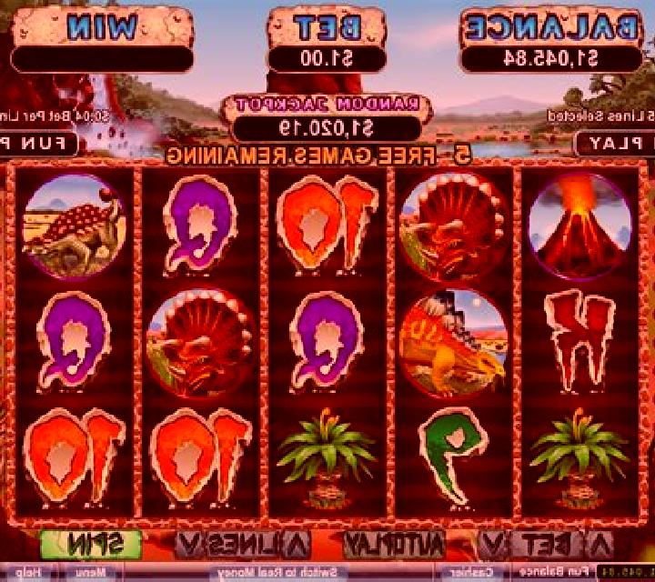Prehistoric slot machine